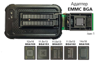 Применение адаптеров eMMC BGA