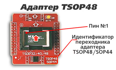Адаптер TSOP48