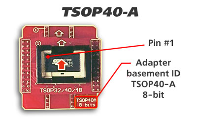 TSOP40-a adapter