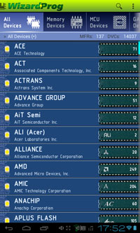 Main chip list