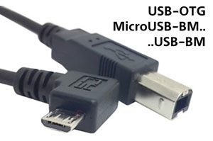 USB-OTG cable MicroUSB-BM=USB-BM